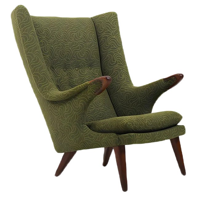 Mid-Century Danish Bear Lounge Chair by Bent Møller Jepsen For Sale