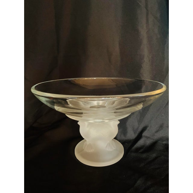 Mid 20th Century Sasaki Crystal "Wings" Centerpiece/Compote Bowl For Sale - Image 4 of 12