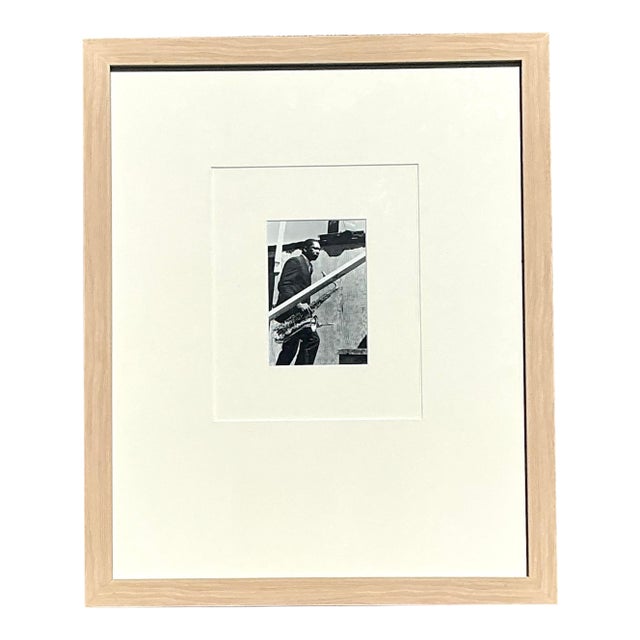 Vintage MCM Original Tour a Photograph of John Coltrane For Sale