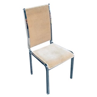 Italian Hollywood Regency Style Modernist Dining Chairs, 1970s, Set of 6 For Sale