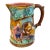 Antique French Majolica Pottery Pitcher For Sale