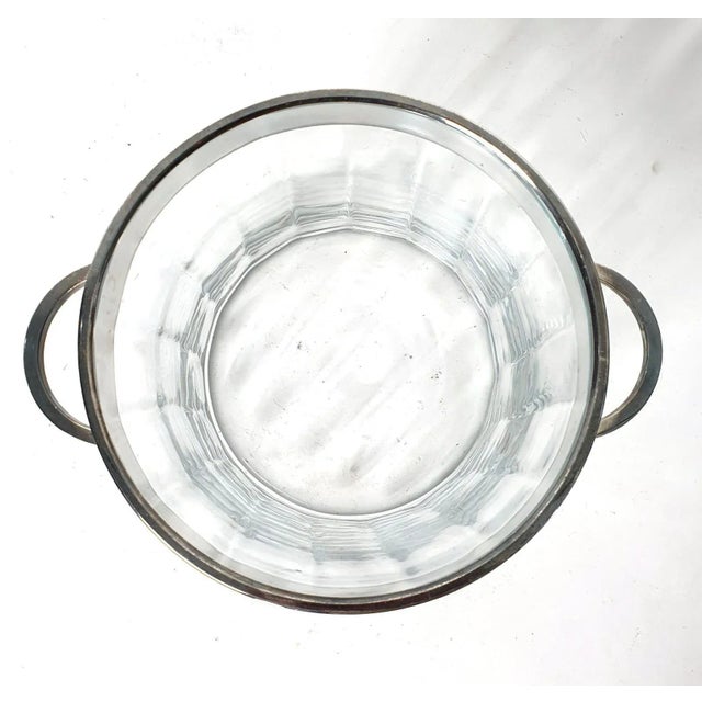 Vintage Glass Champagne Cooler, Italy, 1970s For Sale - Image 3 of 9