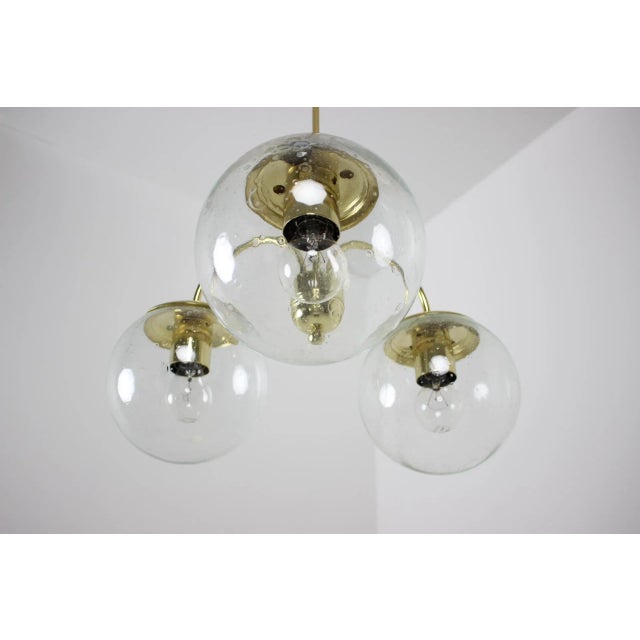 Mid-Century Chandelier from Kamenický Šenov, 1980s For Sale - Image 4 of 11