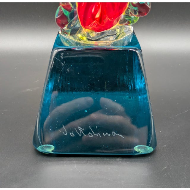 1990s Original Murano Glass "Bailadore" Sculpture: Signed Voltolina For Sale - Image 10 of 11