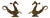19th Century Fire Dogs Featuring Seahorses, 1880, Set of 2 For Sale
