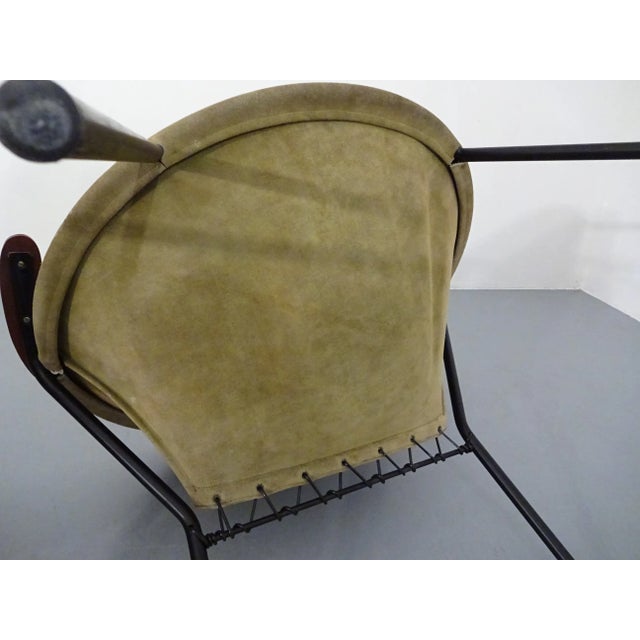 Danish Sueded Balloon Chairs by Hans Olsen for LEA Furniture, 1950s, Set of 4 For Sale - Image 13 of 18