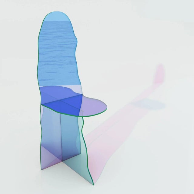 Isola chair by Brajak Vitberg Dimensions: 43 x 55 x 120 cm Materials: Dichroic glass Bijelic and Brajak are two architects...