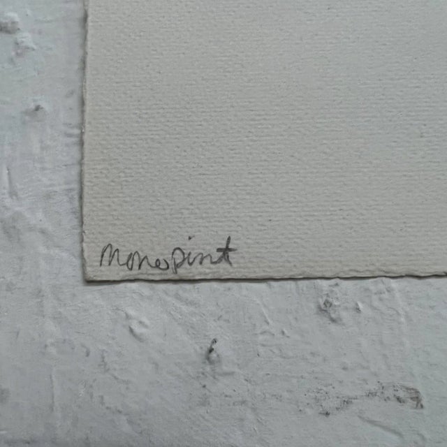 Brown Art by Gina Kail June 1998 Monoprint Abstract Landscape 1 For Sale - Image 8 of 9