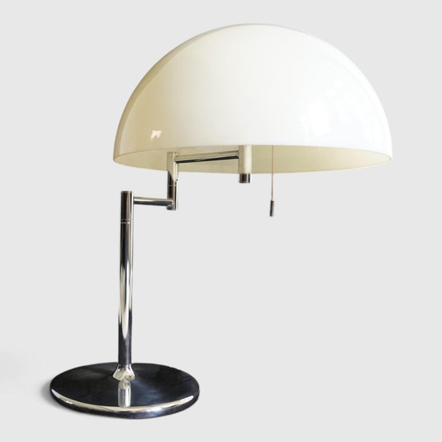 Metal Space Age Swivel Table Lamp from Swisslamps, 1960 For Sale - Image 7 of 18