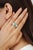 Emerald Art Deco Square Cut Emerald Linear Stripe & 1.34 Ct Diamond Pavé Dome Unisex Ring Size 8 For Sale - Image 8 of 13