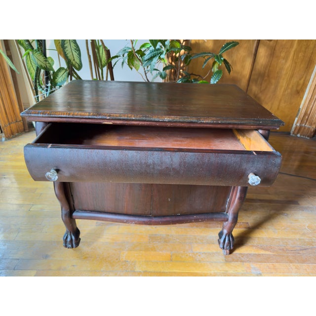 Wood Late 19th Century Antique American Empire Style Washstand/Side Cabinet. For Sale - Image 7 of 13