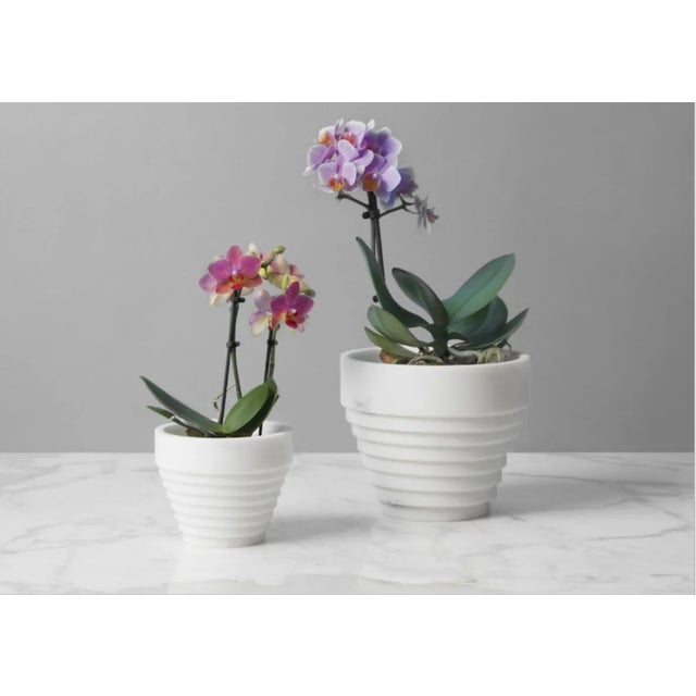 Not Yet Made - Made To Order Contemporary Handcrafted Pot in Italian Marble For Sale - Image 5 of 6