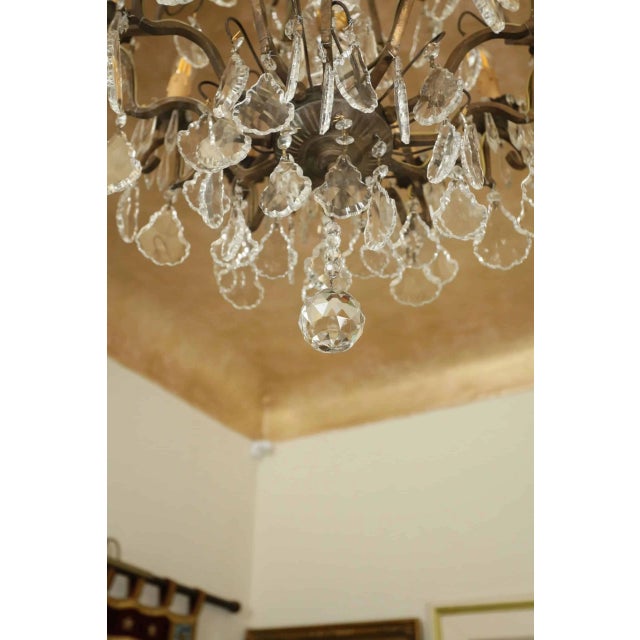 19th Century Louis XVI Crystal Chandelier For Sale - Image 3 of 8