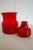 Red Vintage Erik Höglund Signed Ruby Red Swedish Art Glass Vase for Boda C. 1960 For Sale - Image 8 of 9