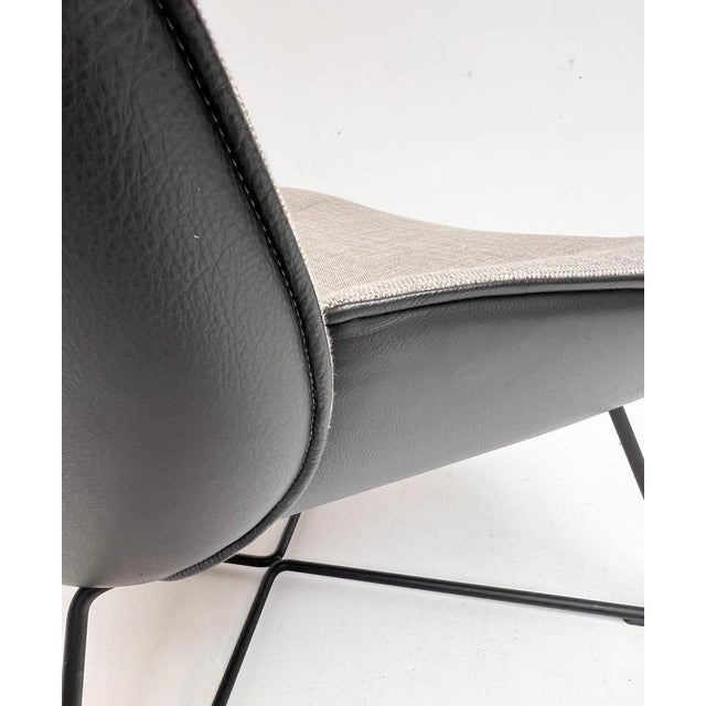 Black Leather 383 Chair by Joachim Nees for Rolf Benz, 2000 For Sale - Image 8 of 15