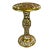 1950s Vintage Italian Hollywood Regency Brass Filagree Drinks Table or Plant Stand. For Sale