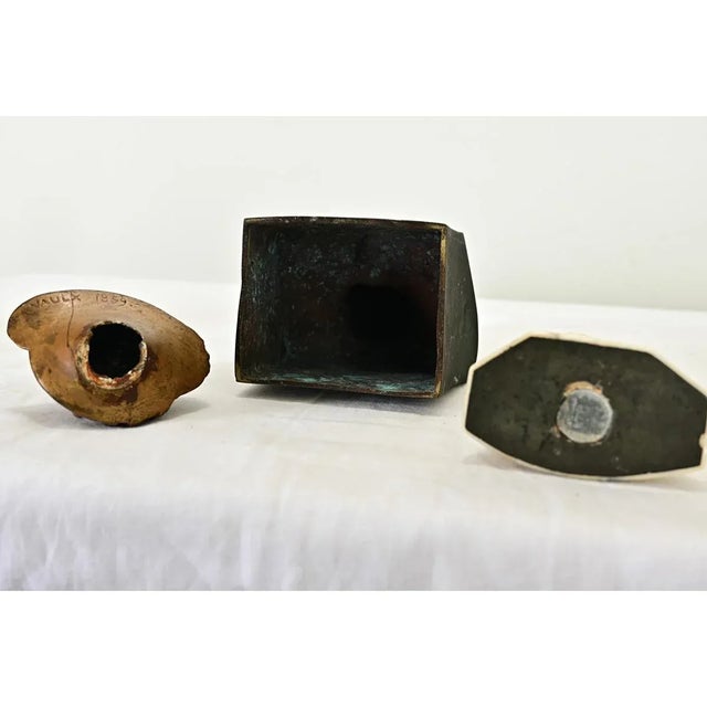 Black French and Austrian 19th Century Set of Three Small Busts For Sale - Image 8 of 9