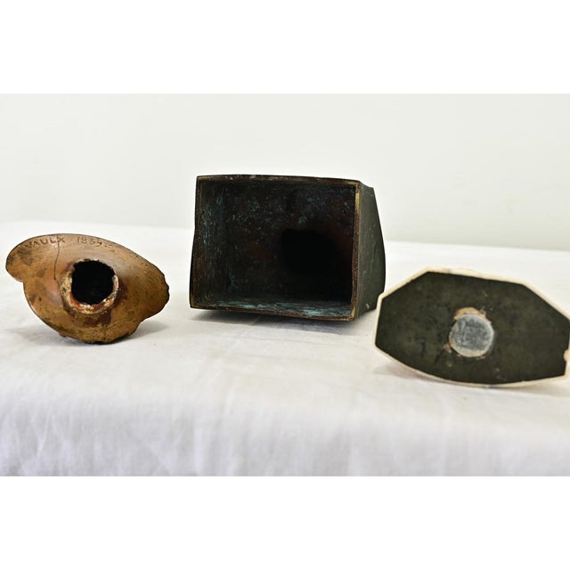 Black French Vintage Trio of Small Busts For Sale - Image 8 of 9