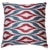 Textile Contemporary Silk Ikat Pillow Cover Bohemian Pillow For Sale - Image 7 of 8