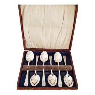 Sterling Silver Spoons from James Dixon & Sons, Sheffield, 1918 For Sale