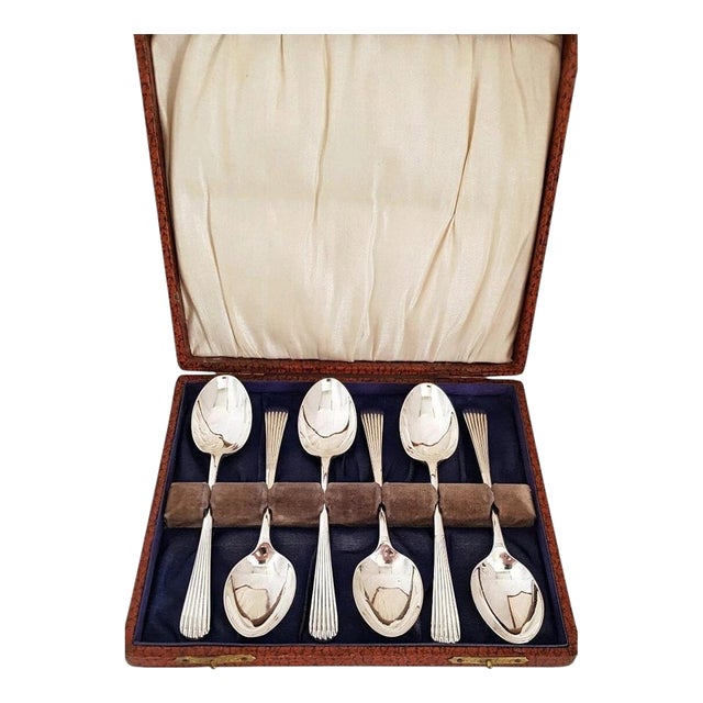 Sterling Silver Spoons from James Dixon & Sons, Sheffield, 1918 For Sale