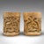This is a pair of vintage brush pots. A Chinese, hand-carved bamboo dry flower vase, dating to the early 20th century,...
