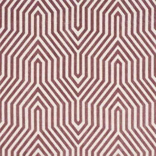 Schumacher X Mary Mcdonald Vanderbilt Velvet Fabric in Lilac For Sale