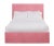 Casa Cosima Hadley King Bedframe, Rose Linen For Sale - Image 4 of 4