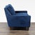West Elm West Elm Everett Blue Velvet Lounge Chair - Modern Accent Armchair For Sale - Image 4 of 7