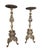 Antique Belle Epoque Bronze Altar Candle Holders-a Pair For Sale - Image 13 of 17