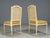 Louis XVI Style, Six Dining Chairs, Painted Wood, Cane, Leather, 20th C. For Sale - Image 12 of 13