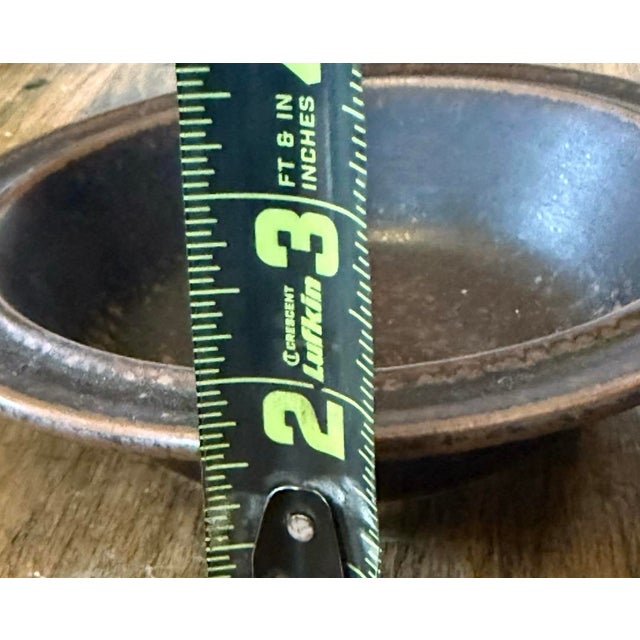 1960s Vintage Arabia Finland Ruska 6.75" Brown Stoneware Soup Cereal Bowl For Sale - Image 5 of 5