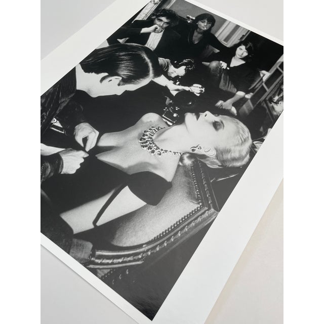 1980s Vintage "Bulgari Fitting, Paris 1980" Silver Gelatin Print by Helmut Newton For Sale - Image 5 of 7