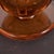 Amber Art Deco Vase in Translucent Cognac with Cubist Geometric Patterns For Sale - Image 8 of 9