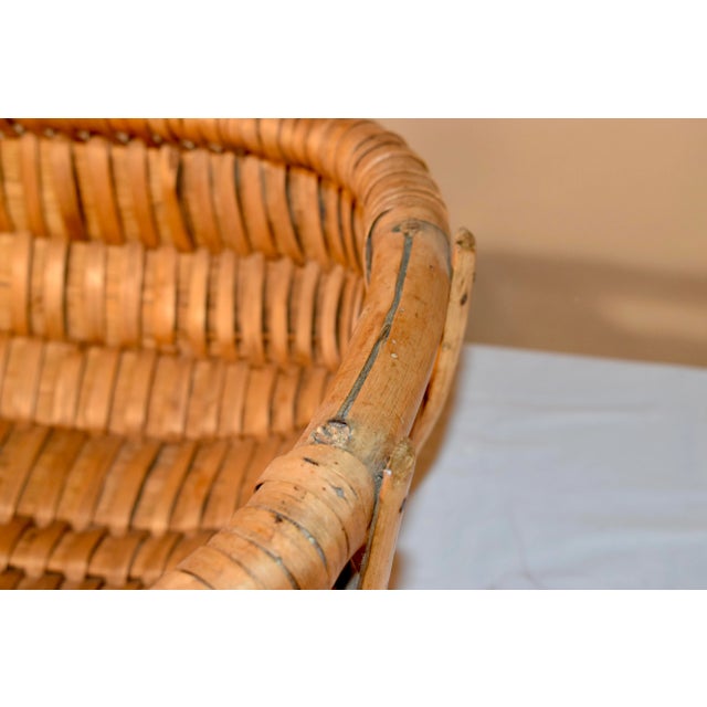 19th C Split Oak Basket For Sale - Image 9 of 12