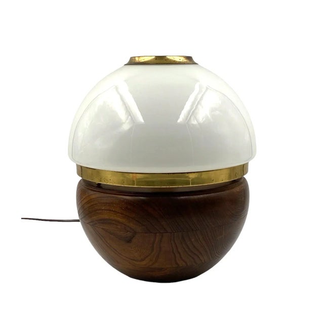White Luigi Caccia Dominioni Table Lamp, Azucena Italy, 1970s For Sale - Image 8 of 11