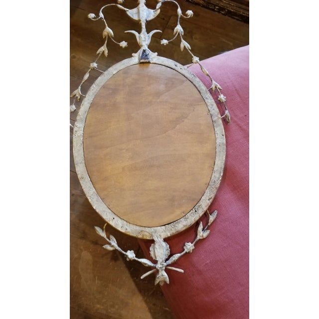 Wood 18th Century Antique Neoclassical Mirror For Sale - Image 7 of 7