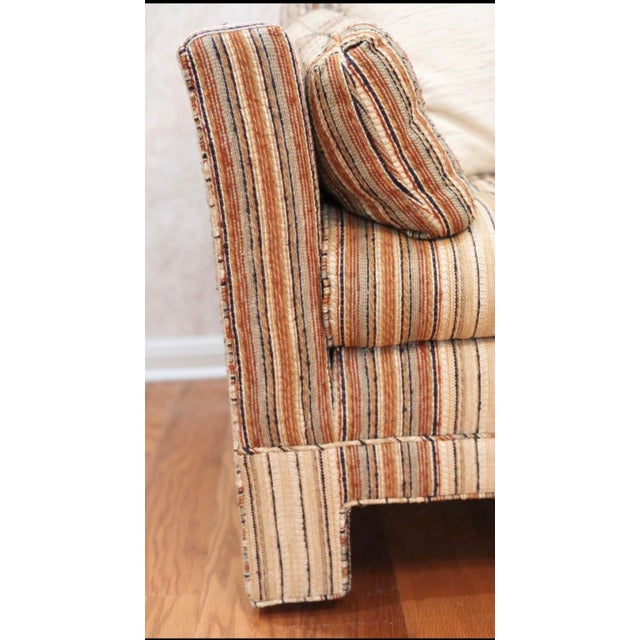 Vintage Mid-Century Modern Tuxedo Sofa For Sale In New Orleans - Image 6 of 12