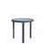 Brown Jordan Kantan Aluminum 20" Round Occasional Table in Sapphire For Sale