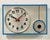 Glass Vintage East German Kitchen Wall Clock from Weimar, 1970s For Sale - Image 7 of 18