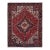 1960s Red Semi Antique Persian Rug For Sale