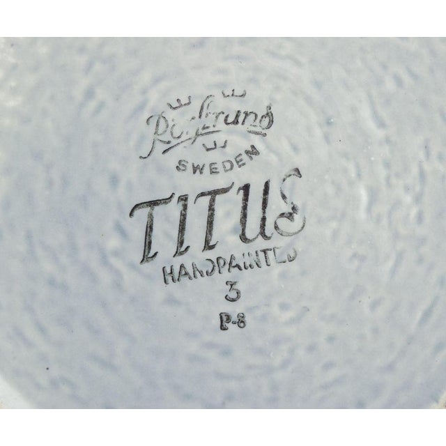 1960s Titus Ceramic Vase in Stoneware by Olle Alberius for Rörstrand, Sweden, 1960s For Sale - Image 5 of 6