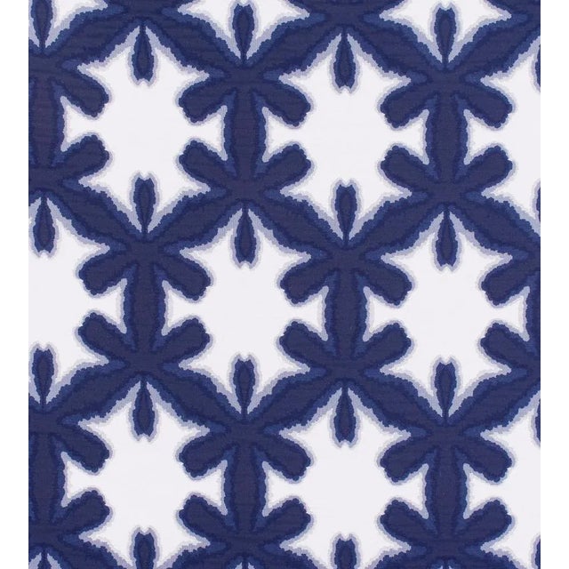 Traditional Sample - The House of Scalamandré Misterioso Fabric, Sapphire For Sale - Image 3 of 3