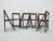 Mid-Century Folding Chairs by Aldo Jacober for Alberto Bazzani, 1960s, Set of 6 For Sale - Image 4 of 15