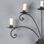 Italian Wall Lamp with Iron Decorations For Sale - Image 3 of 9