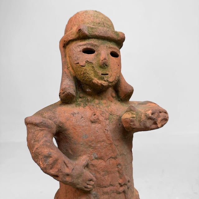 Vintage Japanese Terracotta Haniwa Sentry, 1950 For Sale - Image 6 of 13