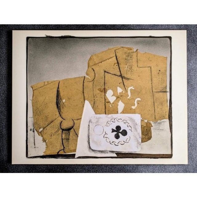 1960s Pablo Picasso, Botlle and Glass with Playing Card, 1962, Lithograph For Sale - Image 5 of 5