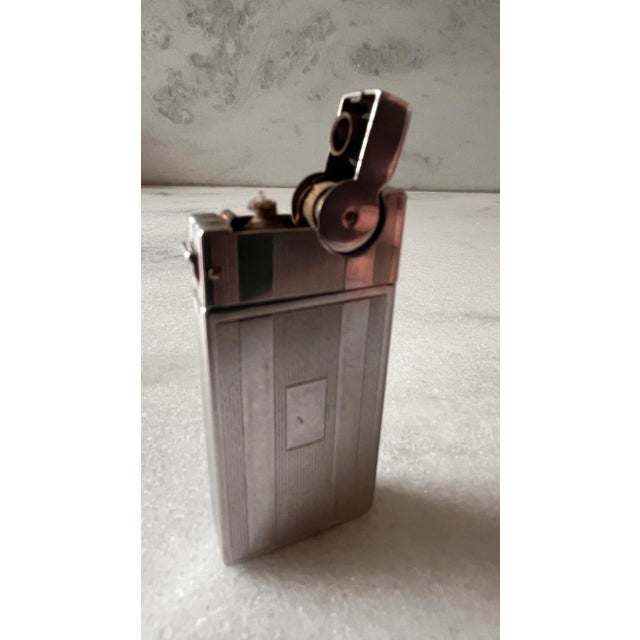 Vintage Mid Century a.s.r Ascot Chrome Pocket Lighter For Sale - Image 10 of 13