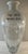 19 In. Tall Milk &Clear Glass Textural White Amphora Art Glass Vase For Sale - Image 15 of 16