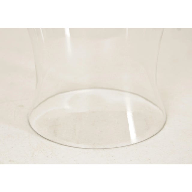 Federal Style Vintage Pair Of Eagle Etched Glass Hurricane Shades For Sale In Philadelphia - Image 6 of 12